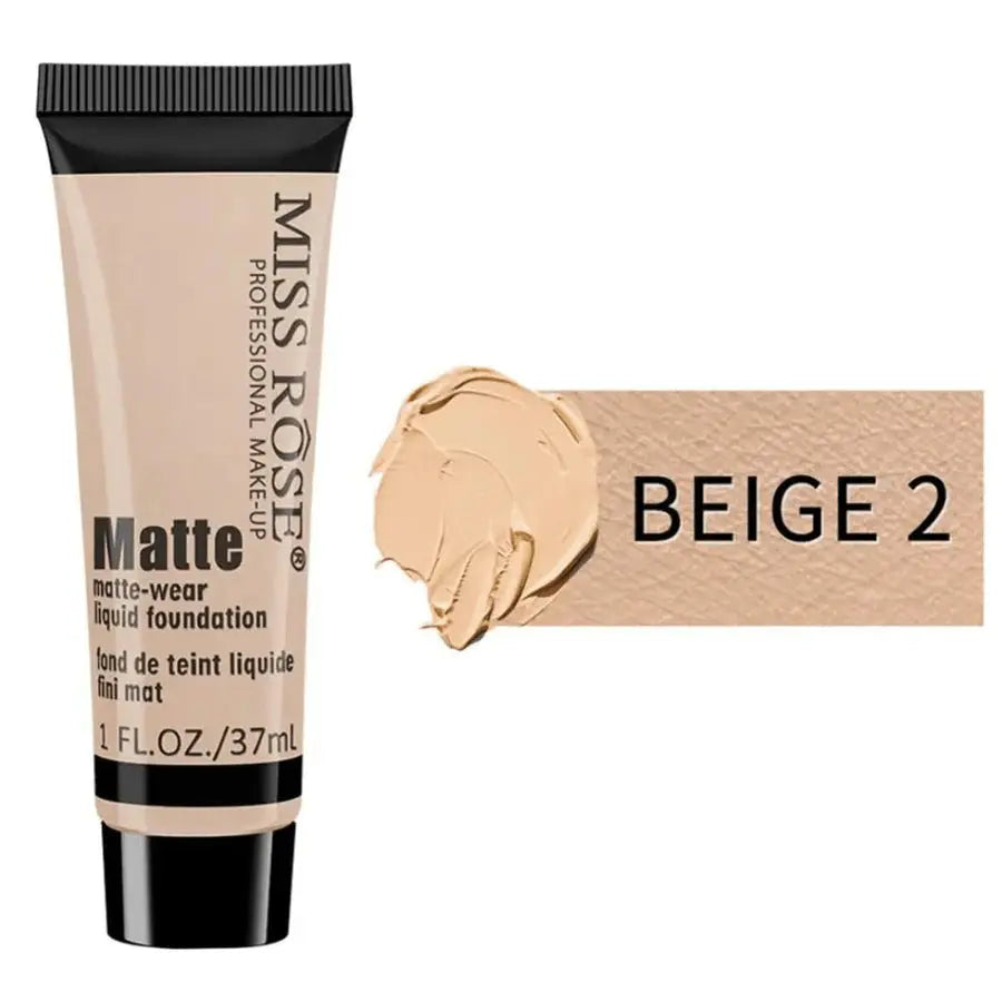 Miss Rose Long Lasting Liquid Full Skin Coverage Soft Matte Foundation