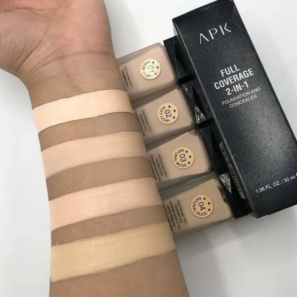 APK full coverage 2 in 1 foundation