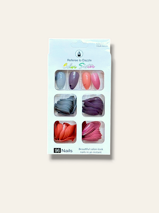 Color Sister 96 Nails set