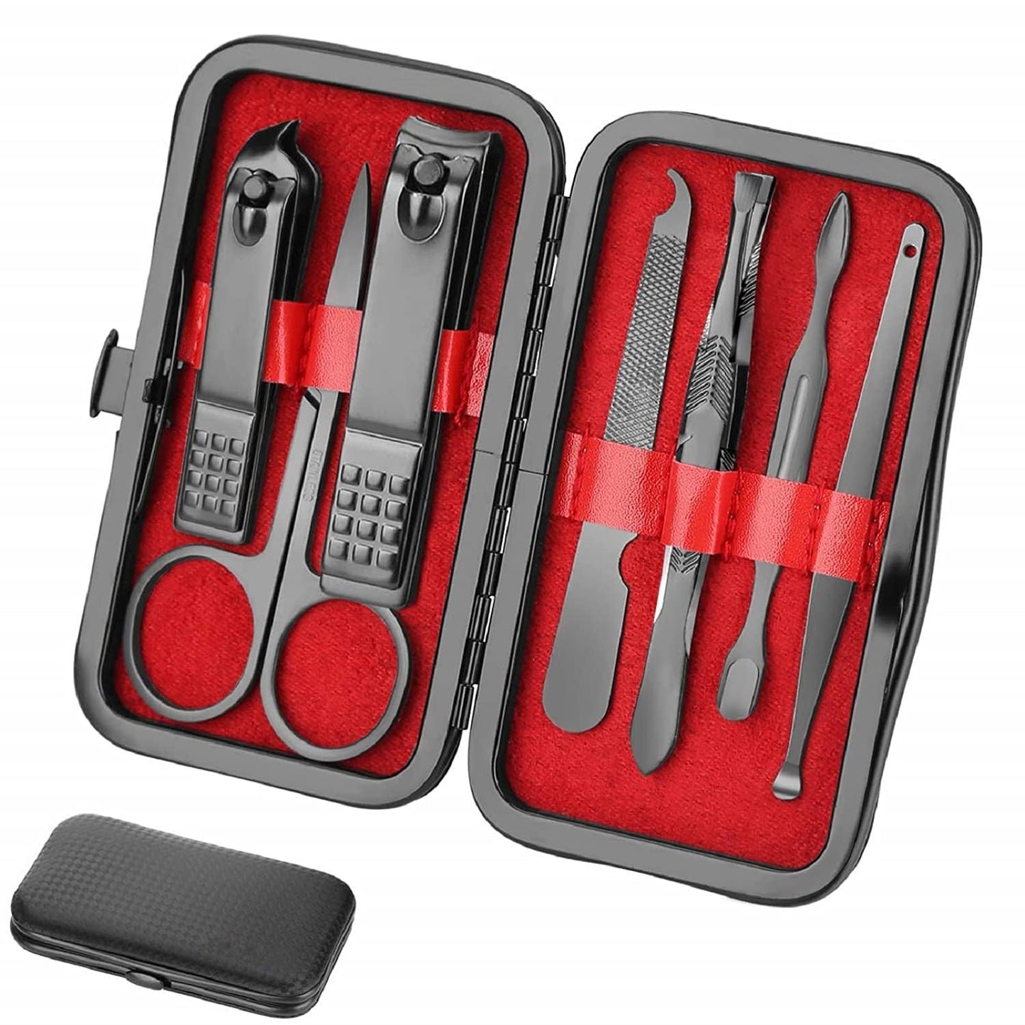 Premium 8-Piece Nail Care Kit with Luxurious Case
