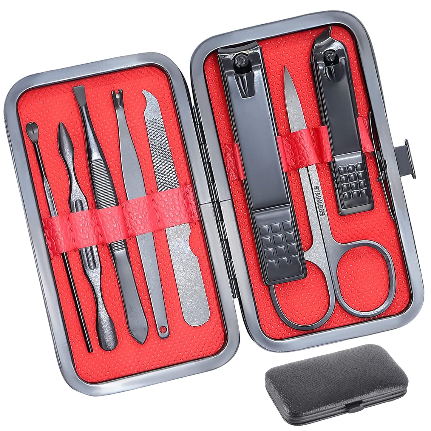 Premium 8-Piece Nail Care Kit with Luxurious Case