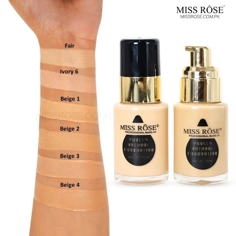 MISS ROSE Purely Natural Foundation