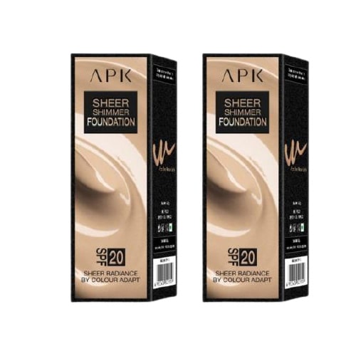 APK Sheer Shimmer Foundation SPF 20 - Luminous Radiance, 40g