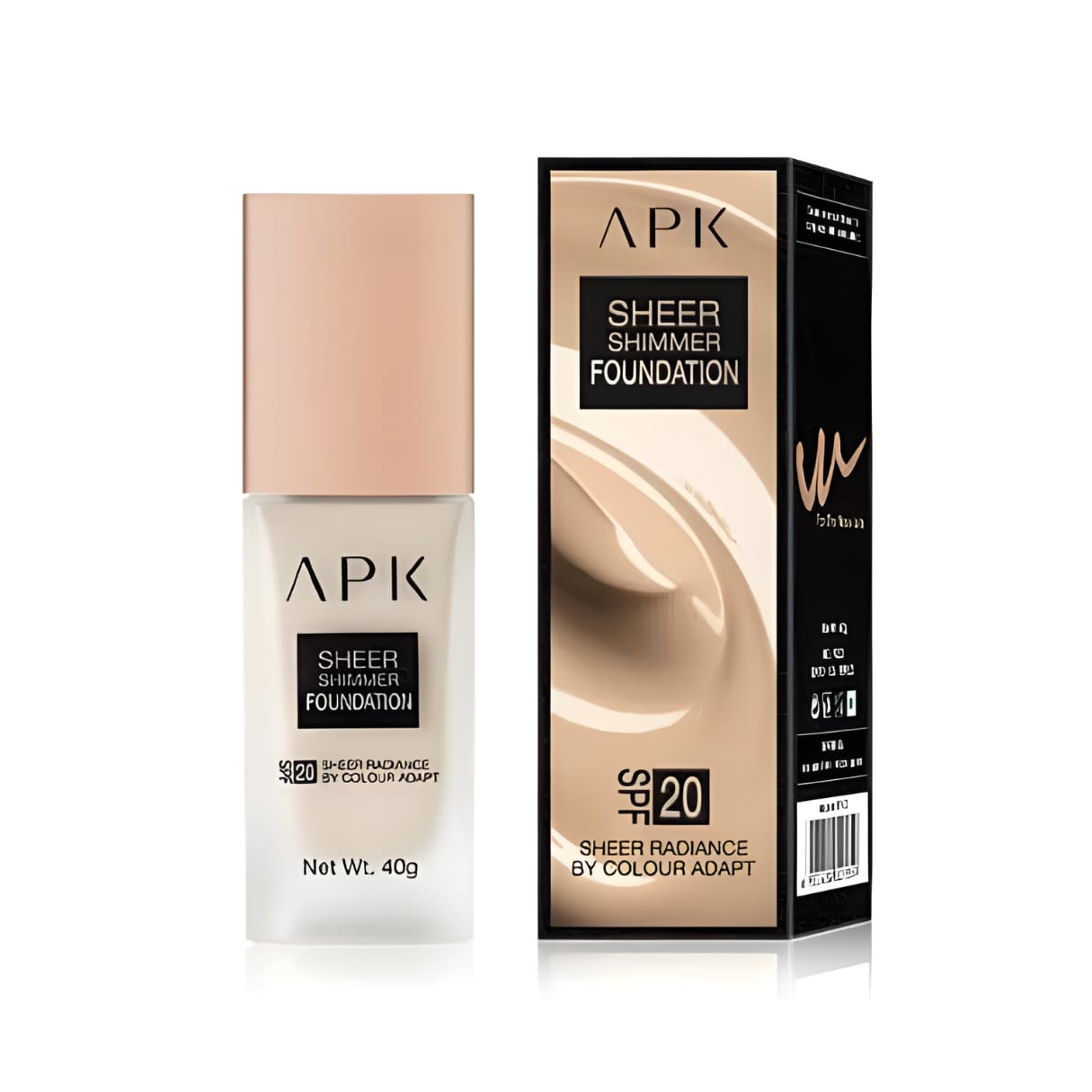 APK Sheer Shimmer Foundation SPF 20 - Luminous Radiance, 40g
