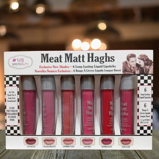 Warda Beauty Meat Matt Haghs 6 Colors Liquid Lip Gloss